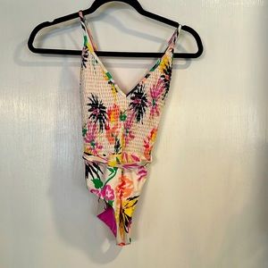 NWT Scotch & Soda floral one piece swimsuit